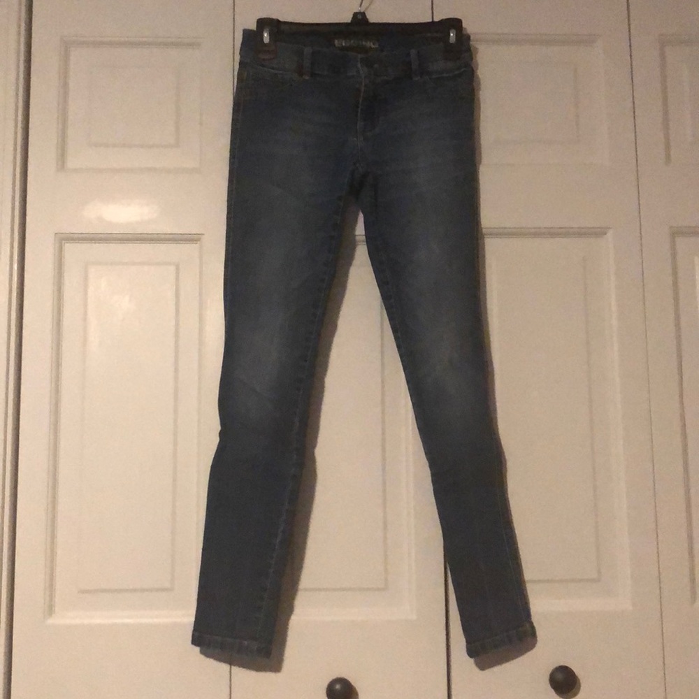 NY&Co Jeans-low rise legging fit, size 0 avg